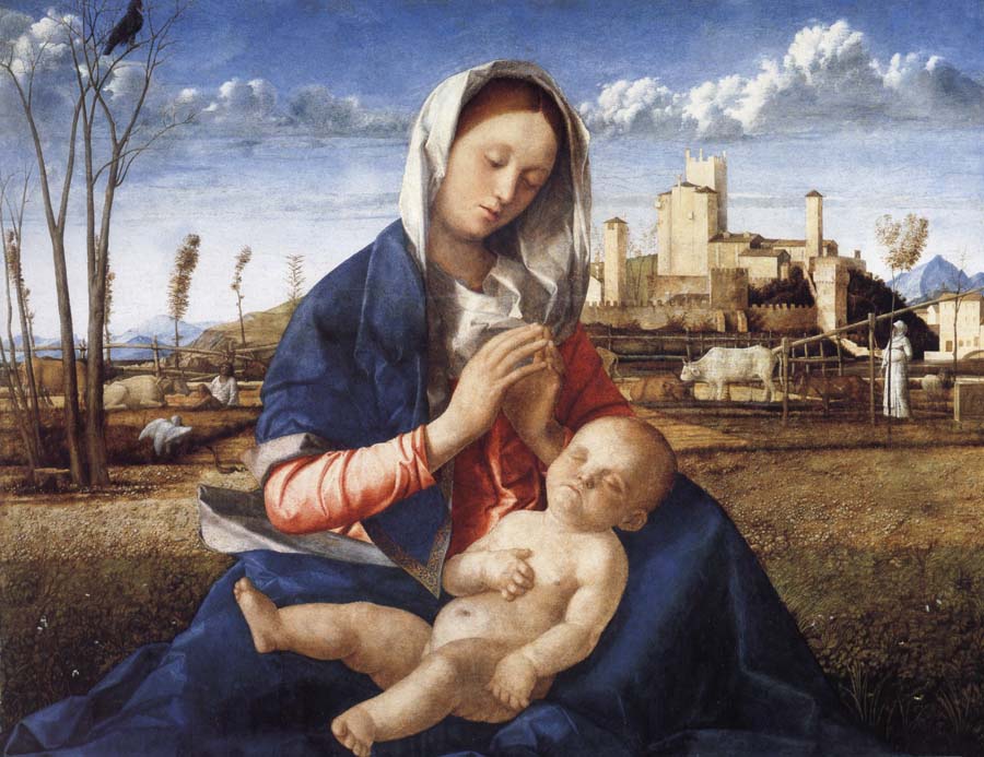 Gentile Bellini The Madonna of the Meadow